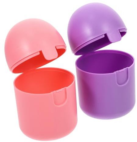 SOLUSTRE 2 Stück Damen Persönlichkeitsbedarfsbox Kleiner Dampfsterilisator Für Menstruationstassen Leicht Und Tragbar Für Persönliche Gegenstände Für Reisen Und Zuhause
