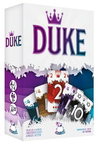 Oka Luda - Duke - Ein Schrottspiel mit einfachen, aber strategischen Regeln - Für 2 bis 4 Spieler - Ab 8 Jahren
