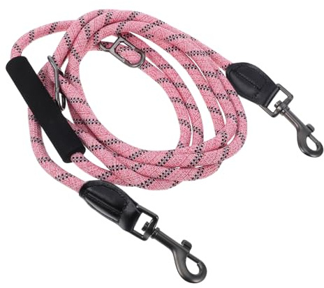Sosoport Guinzaglio Per Cani A Mani Libere Guinzaglio A Tracolla Con Clip A Doppia Estremità Corda Di Trazione Con Tracolla E Lunghezza Regolabile Per Correre E Camminare
