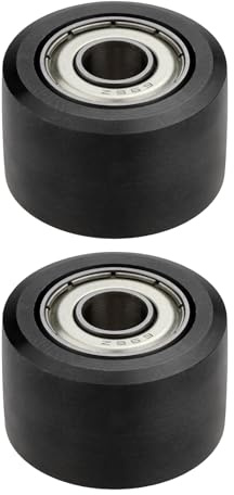 EMSea 2x Pneumatic Belt Sander Front Roller 20x14mm for 20x520mm Beltssander Polishing Grinding