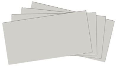 Briefumschlag grau DIN lang-Format ohne Fenster Briefumschäge Umschläge selbstklebend (50 Umschläge)