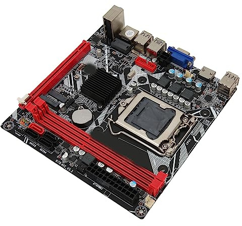 VBESTLIFE Computer-Motherboard, B75 MS LGA 1155, -ITX, DDR3-Speicher, NVME M.2, WiFi M.2, USB3.0, SATA3.0, VGA-HDMI-Schnittstelle
