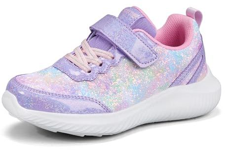 LUCKY STEP glitter mode sneakers för barn glittrande prinsessa tennis bling glänsande paljetter atletiska promenadskor för barn/pojkar/flickor