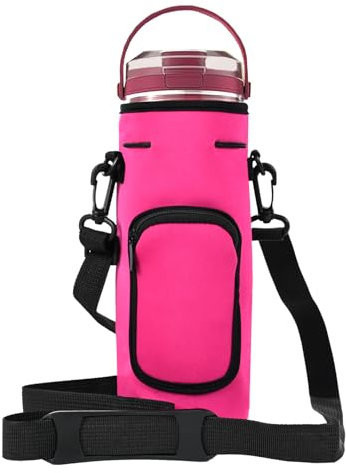 Storage Sleeve Bag for Ninja Blast Portable Blender with Shoulder Strap and Accessory Pocket Compatible with Ninja BC151NV/BC51NV/BC151BK/BC151CR/BC151EM/BC151PR/BC151WH Blast Portable Blender(Black)