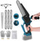 Bürstenlose Mini Kettensäge Mit Verbesserter Kettenschmierung, 8 Zoll Mini-Kettensäge kompatibel mit Makita Batterie 18V (ohne Batterie)