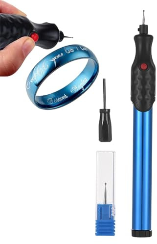 Pen de grabado eléctrico para metal, grabador de metal Pen | Pequeña máquina de grabado,Pequeña herramienta giratoria inalámbrica para principiantes operados para la carpintería para carpintería