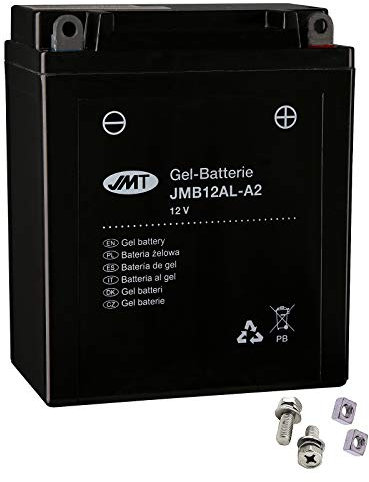 YB12AL-A2 Gel Batterie für XT 600 Z Tenere Baujahr 1986-1991 von JMT
