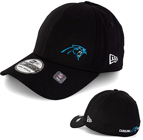 New Era Baseball Caps -39THIRTY Cap -Flawless Team Logo -MLB -NFL -NBA -Chicago Bulls -Lakers -Raiders -Yankees -Dodgers -Chiefs -Buccaneers -Saints -Sox -49ers (Carolina Panthers, S)