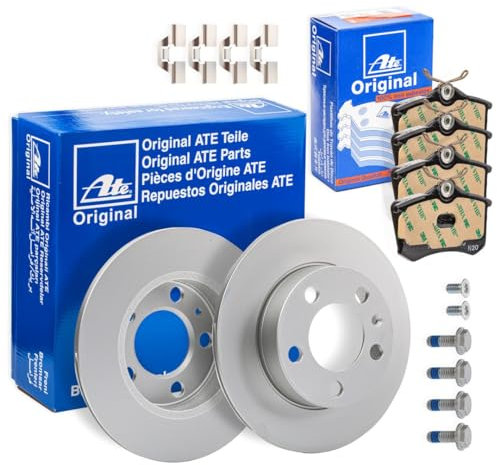 ATE CS-42001819 Kit dischi e pastiglie Assale posteriore con bulloni pinza freno pieno
