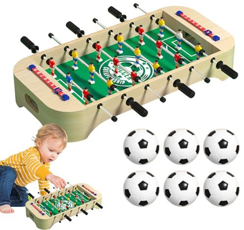 Kickertisch für Kinder | -Desktop-Spiele Fußball-Brettspiele | Verbessertes Outdoor-Erlebnis, Tischfußball, Fußball-Brettspiel für Thanksgiving, Weihnachten, Geburtstage
