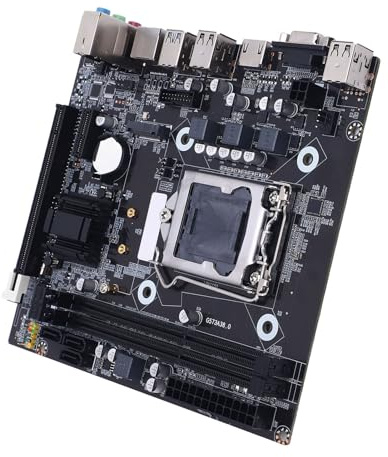 H81 Gaming Motherboard, LGA 1150 Micro ATX PC Motherboard, 2x8 GB DDR3 -Speicher M.2 NVME, NGFF SATA 3.0 6 GB/S PCI E