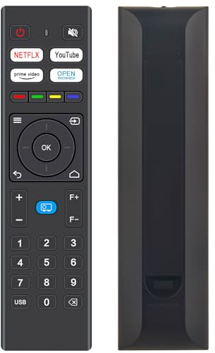 VINABTY Ersättningsfjärrkontroll för VOPLLS 4K M10, WiMiUS K9, MECOOL KP2, DBPOWER G01, YABER V12 U12, TOPTRO X9-projektorer
