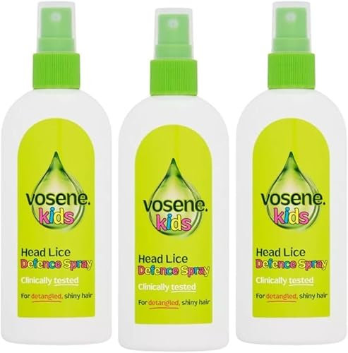THREE PACKS of Vosene Kids Conditioning Defence Spray 150ml by Vosene