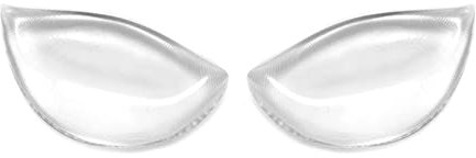 1Pair Breathable Womens Soft Silicone Bra Inserts Breast Chest Pads Enhancers Push-up Bra Insert Pad Molding Pad Booster Pads for Swimwear and Daily (Transparent)