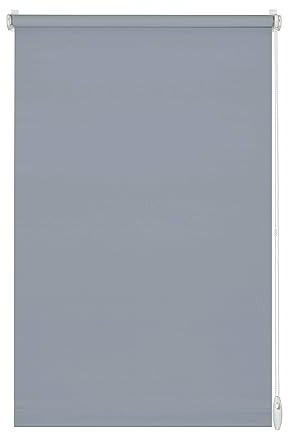 Gardinia Easyfix Uni 32970 Estor Enrollable para Sujetar o Pegar, Opaco, con Todas Las Piezas de Montaje Incluidas, Color Azul Ahumado, 90 x 210 cm (Ancho x Alto)