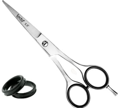 Tecto 5.5“ Professional Hair Scissors - Hair Cutting Shears- Barber Scissor- Premium Stainless Steel Sharp Hairdressing Scissors for Barber, Children, Men, and Women Cutting,for Home & Salon