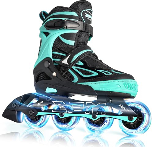2PM SPORTS Adjustable Inline Skates for Girls, Kids and Youth