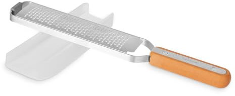 Full Circle Simply the Zest - Zesteur et râpe fine - Râpe en acier inoxydable pour zestes d'agrumes, parmesan, chocolat, ail et muscade - 29,5 cm x 5,2 cm x 3,6 cm