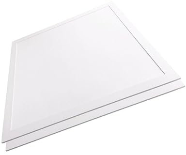 LUXULA 2er Pack LED-Panel 60x60cm Rasterleuchte, flache Deckenleuchte - 36W 3600lm 4000K Neutralweiß - inkl. Netzteile 230V - Einbauleuchte für Rasterdecke