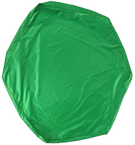 Sandkastenabdeckung, Sechseckige Sandkasten- und Sandspielzeugabdeckung, wasserdichte Schwimmbadabdeckung mit Kordelzug für den Garten Im Freien (Grün)