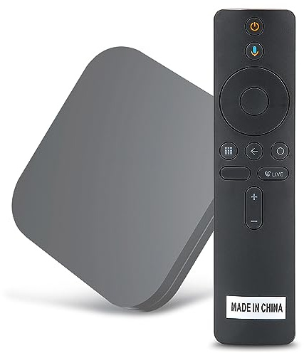 Cryfokt Premium ABS Röstfjärrkontroll för Mi BOX S TV Långdistansfjärrkontroll 1x för Hemunderhållning