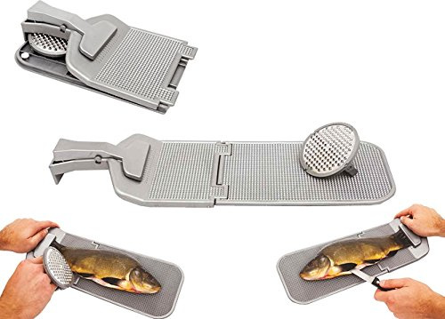 Jaxon Faltbares Filetierbrett mit Edelstahl Fisch-Entschupper