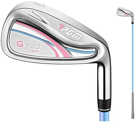 Golfklubbans järn #7 – Golfjärn för kvinnor med stål- eller kolskaft för golfklubbor för damer (blå kolstång)