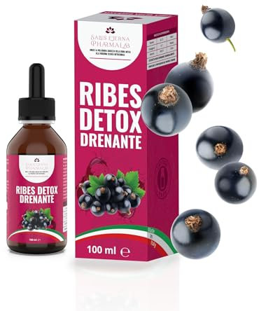 Salus Eterna Schwarze Johannisbeere Nigrum Detox Entwässerung stark 100 ml – natürliches Reinigungsmittel für Leber und Nieren, Antioxidans und Diuretikum zur Wasserretention, unterstützt das