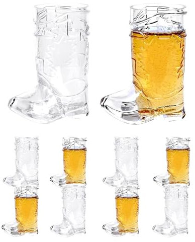 Cowboy drinkmuggar, transparent återanvändbar mugg ölstövel muggar