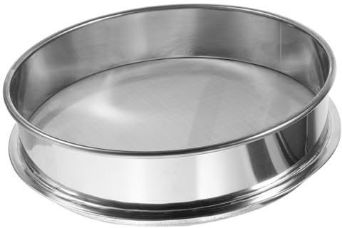 Ipetboom Setaccio Impilabile Acciaio Inossidabile da Estrattore per Erbe per Filtrare Spezie e Design e Facile da Usare