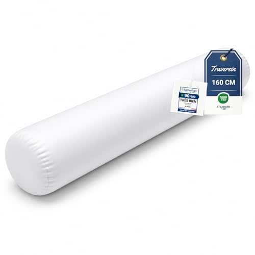 Promo Linge Traversini morbidi – bianco – Polacco di alta qualità – anti-acari – lavabile in lavatrice – Oeko-TEX Standard 100 (160 cm)