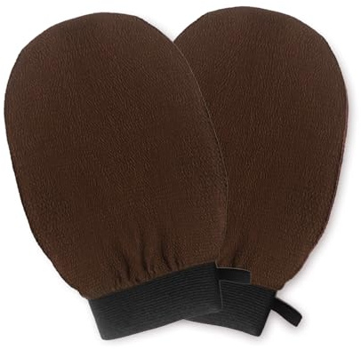2Pcs Exfoliating Gloves,Exfoliation Scrubbing Mitts,for Body Ideal for Dead Skin Remover,Body Scrubber Gloves for Skin-Removal,Dead Skins Remover Shower Body Scrub Gloves for Women and Men