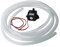 Mini Waßerpumpe, CESFONJER Aquariumpumpe, Brushless DC Wasserpumpe 240L/H 3.6W H-Max mit 46cm Kabel für Teiche, Aquarium, Garten, Brunnen. (Mit 8 mm Durchmesser, 3 m langem PVC-Weichwasserrohr)