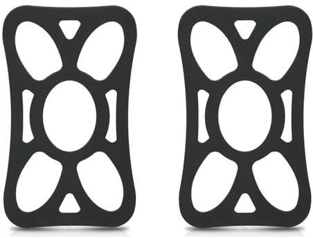 Wicked Chili 2X Goma de Seguridad para Soporte de Bicicleta de móvil, Banda de Goma de Repuesto, Silicona Antideslizante para powerbank, Tarjetas, boletos y aparatos de MAX. 6,5 ??Pulgadas
