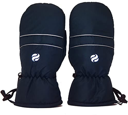Surprizeshop Coppia di guanti da golf invernali | mano sinistra e destra | cinghia universale per carrello da golf | vento e impermeabile | taglia unica con regolazione regolabile | fodera in morbido