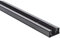 EDO Binario Elettrico Monofase per Sistema MEVA PRO Sistema di Binari Monofase a Superficie con Conduttore di Protezione Track 2 M 110-265 V AC, IP20 Sistemi di illuminazione Nero