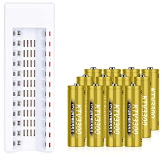 XCC Batterie Rechargeable Smart Set Télécommande Jouet Cinq Sept Peut 1.2V NiMH (Size : C)