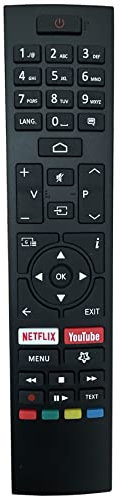 Mando para Toshiba ct-8557 Mando a Distancia Aplicable a para Toshiba 55UA2068DGL 55 Zoll Fernseher Android TV Compatibilidad para Hitachi RC43157 10127379 50HAK6151