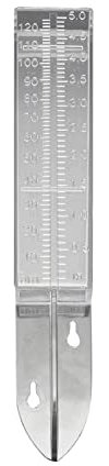 Reheyre Rain Gauge, Sprinkler And Rain Gauge, Garden Rain Water Meter Measuring, Rain Water Measuring Tool for Garden, Deck, Lawn, Landscape, Easy-to-Read, Waterproof, Outdoor Use Clear
