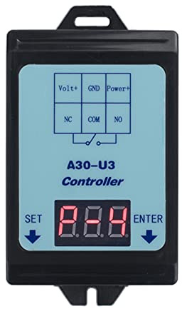Relé Sunydog DC 6~80 V de Control de Voltaje, relé de retardo de Tiempo, módulo de Controlador de Descarga, bajo Voltaje, relé de protección contra sobretensiones con 4 Modos de Funcionamiento,