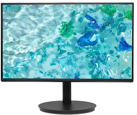 Acer Vero CB272Gbirf Monitor PC 27, Display IPS Full HD 120 Hz, 1ms VRB, 16:9, AdaptiveSync, VGA, HDMI 1.4, Lum 250 nits, Regolazione in altezza, ZeroFrame Pro, Cavo HDMI Incluso, Nero