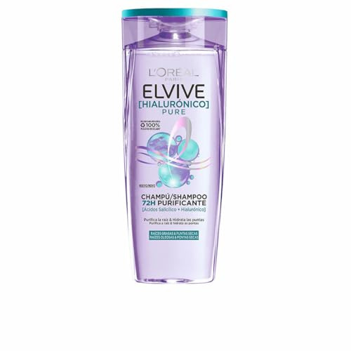 L'Oreal Make Up Elvive Hyaluron Pure Shampoo 380 ml