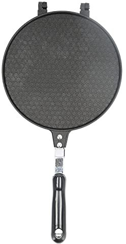 Máquina para Hacer Conos de Gofres Antiadherente,Máquina para Hacer Conos de Helado con Rollo de Huevo de Aluminio,Máquina para Hacer Tortillas Crujientes con Mango de