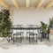 Wenjingqi-3211814 Gartenmöbel-Set, 7-teilig, Metallgeflecht, Anthrazit, Grau