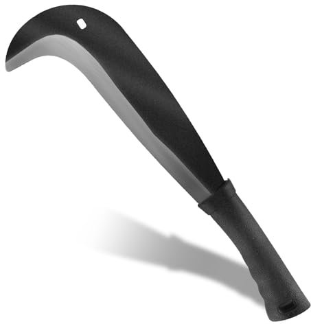 Tel Charme * Buschreinigungs-Sichel Gartensichel Gras Sichel, Clearing Sichel, Handsichel Garten Handsense Sichel, Mehrzweck Garten Unkraut Gras Sichel