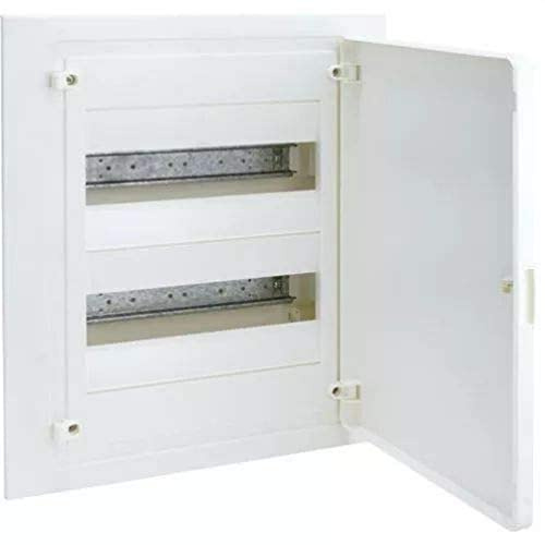 Hager Golf Série VF – Caisse Golf encastrement série VF 2 rangées 24 modules porte opaque blanc