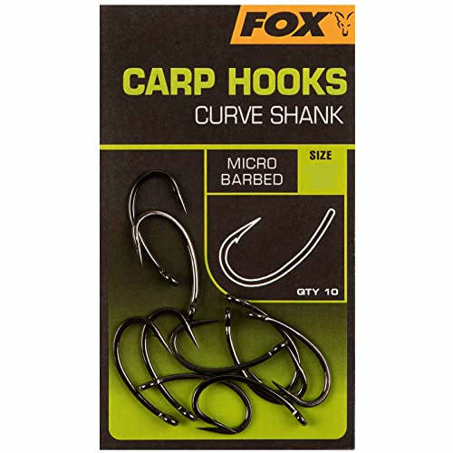 FOX Carp Hooks Curve Shank Size 6