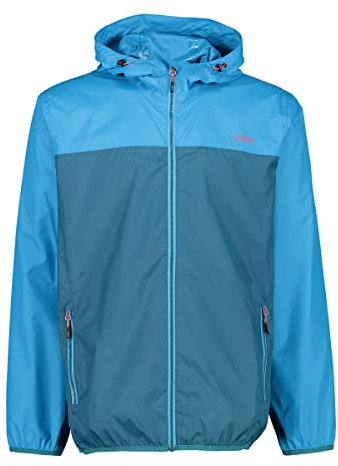 CMP - Regenjacke für Herren mit Kapuze, Tiefer See, 54