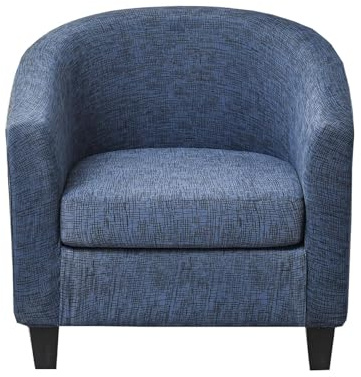 CRFATOP 2 Piece Club Chair Slipcover Stretch Barrel Chair Covers Printed Tub Chair Slipcovers Soft Armchair Sofa Cover Removable Couch Furniture Protector Arm Chair Cover for Living Room,D29
