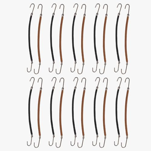 Ponytail Hooks, 20 Piezas de Bandas Elásticas para el Cabello, Soportes de Clip para de Caballo, Cordón para el Cabello, Bandas de Goma de Moda